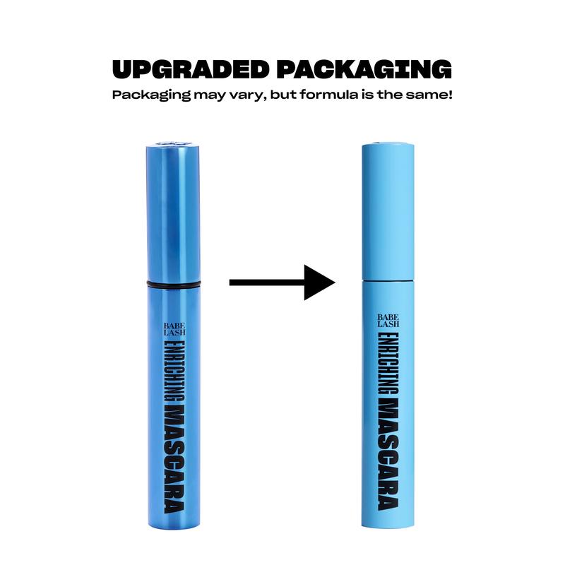 Enriching Mascara with Hydrating Peptides to Condition Lashes - Smudge Proof, Long Lasting & No Clump Formula, Lifts & Separates, Water Resistant, Dramatic Black