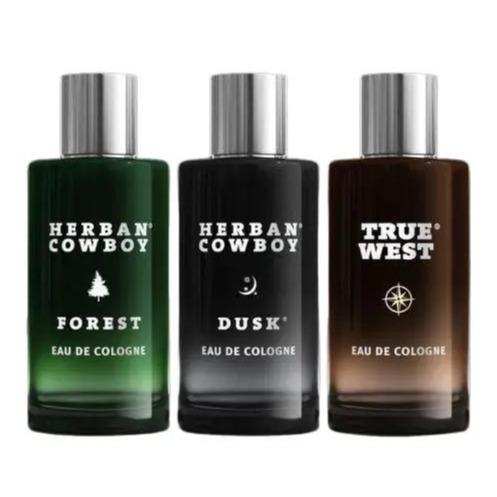 Herban Cowboy Cologne Trio Bundle - Dusk, Forest, and True West Colognes