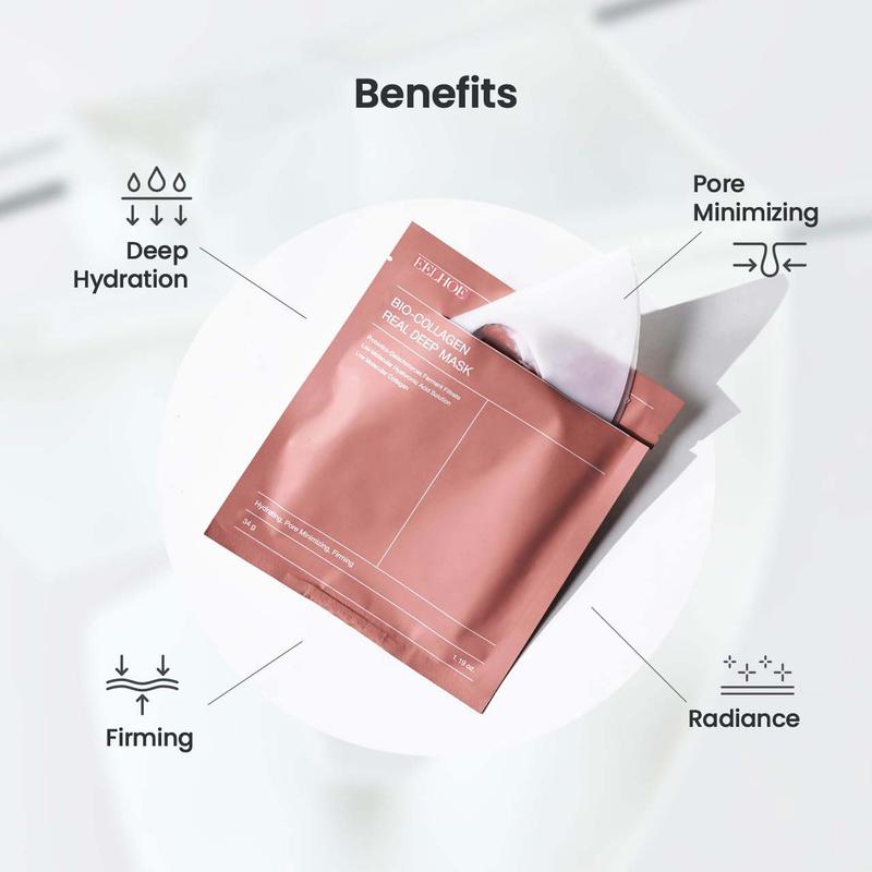 Collagen Face Mask,Real Deep Hydration and Firming, Moisturizing Facial Mask, Transparent Peel Off,Radiant Skin, For Women & Men