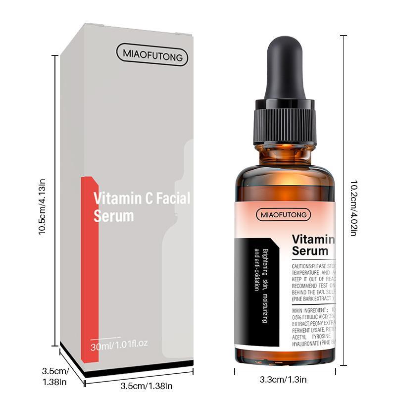 Vitamin C Facial Serum, 3 Counts set Moisturizing Brightening Skin Care Serum, Hydrating Nourishing Skin Care Product for Women & Men