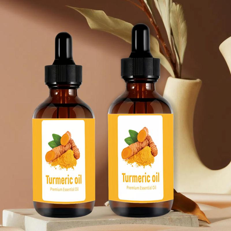 Turmeric Facial Oil, 2 Counts set Moisturizing Facial Oil, Hydrating Facial Care Oil, Daily Skincare Set for Women & Men, Skin Care Kits