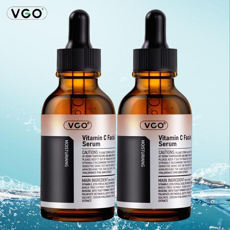 VGO Vitamin C Facial Serum Essence,30 60ml Skincare Cleanser-B3 Skin care cream Cleanser Daily Gentle Facial Wash Cleansing Comfort Skin  vitaminac facial facialserum