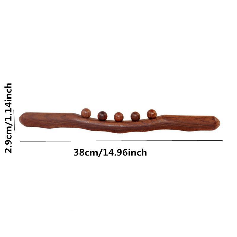 Wooden Massage Stick, Handheld Massage Tool, Manual Massage Tool for Muscle Relaxation, Muscle Relaxation Tool for Home & Travel