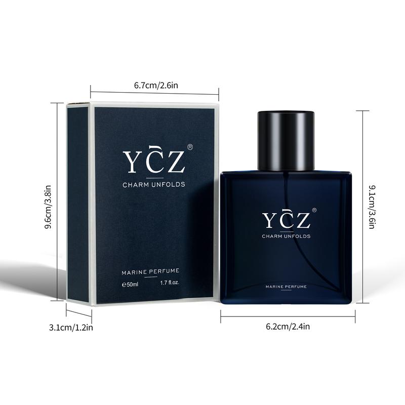 (Early Christmas promotion Only $7.98)YCZ Midnight Marine Man Eau de Parfum, Long Lasting 1.7oz(50ml).Men's cologne , Ideal Gentlemen's Gift