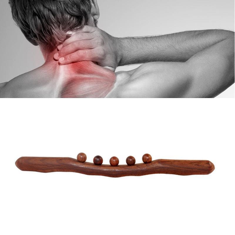 Wooden Massage Stick, Handheld Massage Tool, Manual Massage Tool for Muscle Relaxation, Muscle Relaxation Tool for Home & Travel