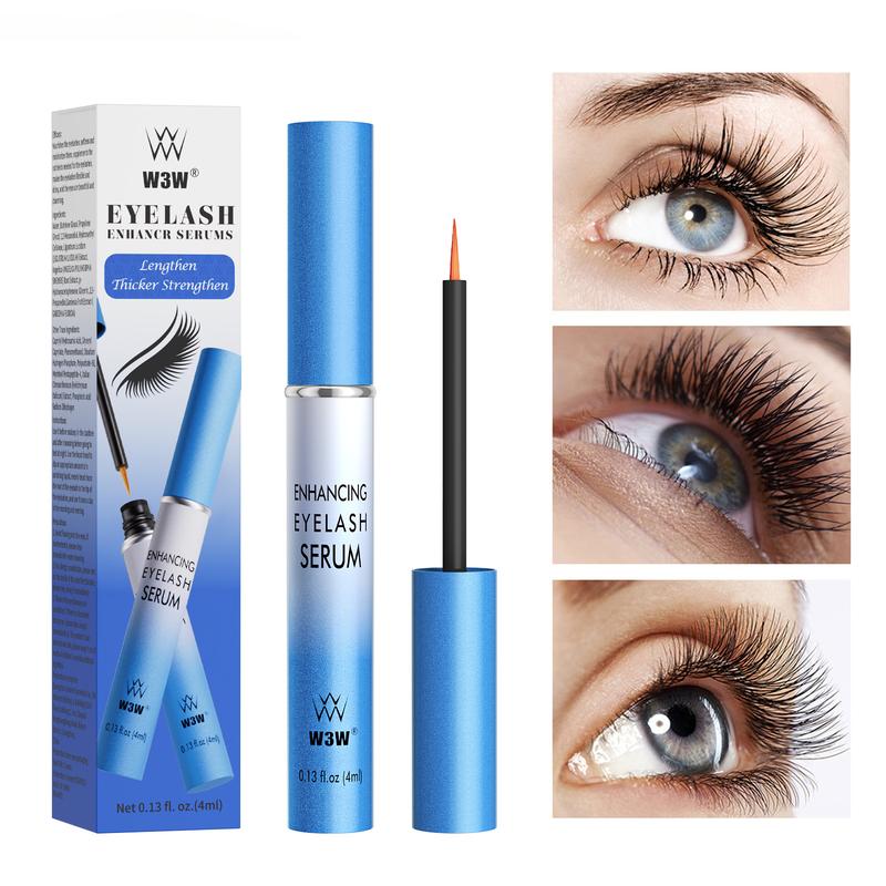 W3W Lash Serum: Serum for Made Available for Longer Thicker Lashes &  Lash, Natural Formula for Eyelash Growth Nourishing, No-Irritating (4ml)