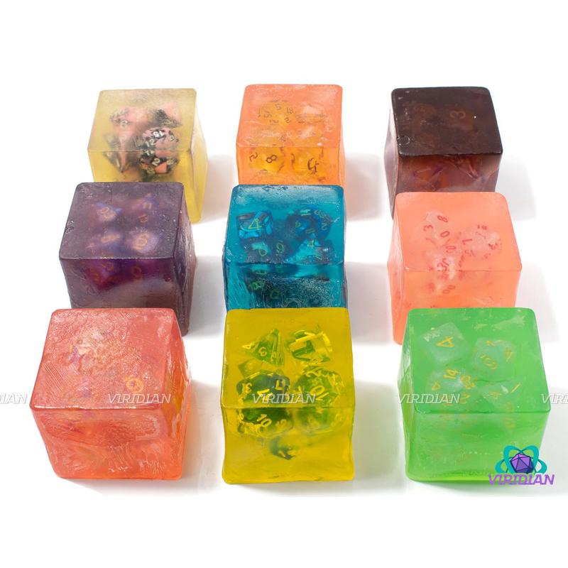 Tux's 98% Curse-Free Gelatinous Soap | Handmade with Mystery Dice Set Inside | Made in Syracuse, NY