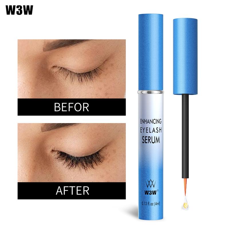 W3W Lash Serum: Serum for Made Available for Longer Thicker Lashes &  Lash, Natural Formula for Eyelash Growth Nourishing, No-Irritating (4ml)