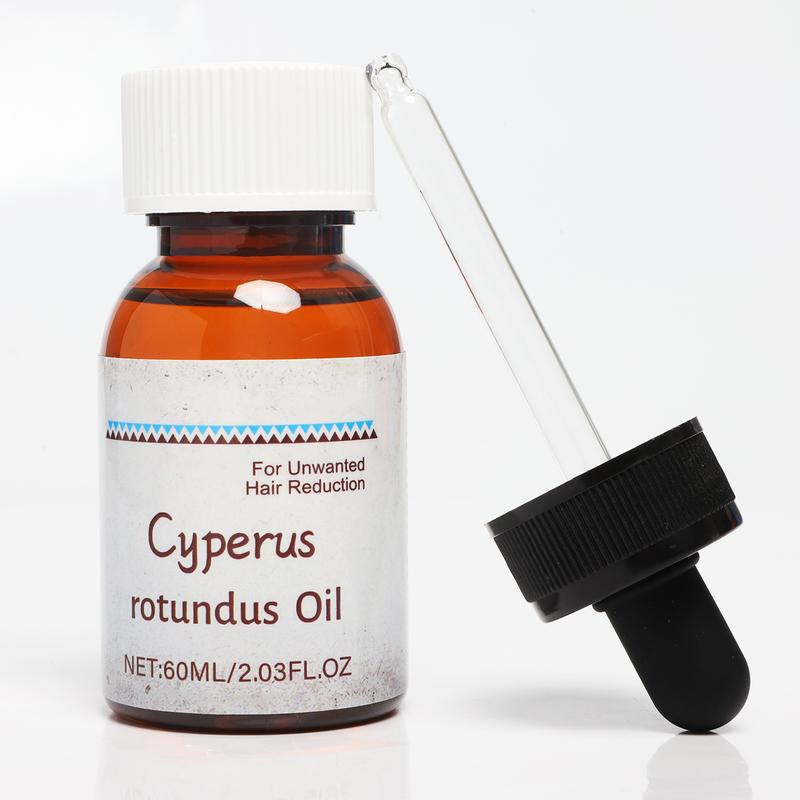 Cyperus Rotundus Oil, Cyperus Rotundus Oil for Hair Removal, Cyperus Oil 60ml Natural with Dropper, Reducing Body Hair Growth, Cyperus Oil Natural (1 2 Bottle)