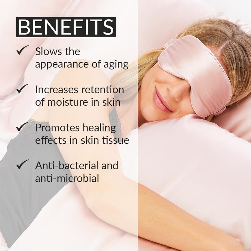 PMD Beauty Silversilk Sleep Mask with Pure Silver for Anti-Aging and Eye Cream Protection