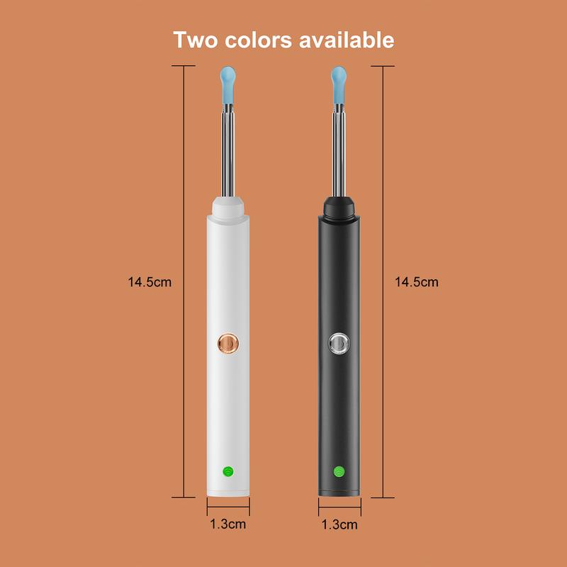 Portable Ear Cleaning Kit with LED Lights, Waterproof Visual Ear Scoop for Adults & Kids, Wi-Fi Enabled