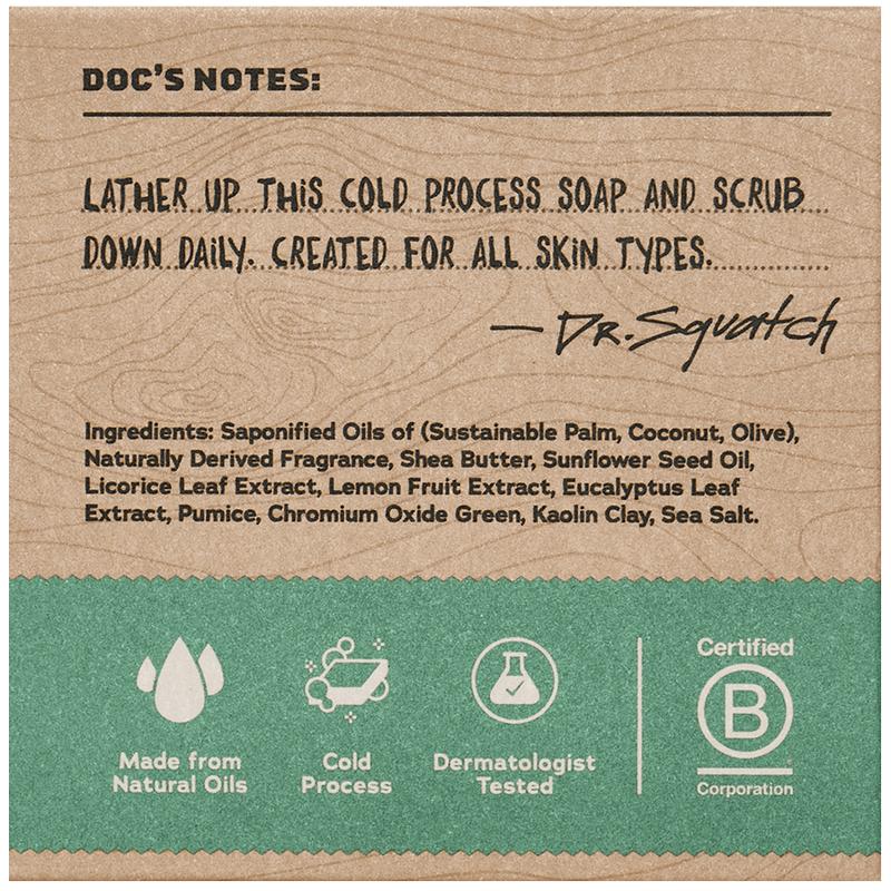 Dr. Squatch - Rainforest Rapids Bar Soap - Body Care for Men