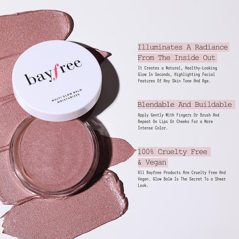 bayfree Multi Cream Blush for Cheeks ,Radiant Finish Lightweight & Blendable Color,Multi Glow  Balm