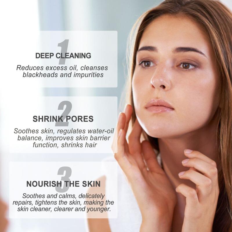 EELHOE Blackhead Cleansing Cream Skin Oil Blackheads Acne Exfoliating Cleansing Repair Pore Tearing Nose Patch