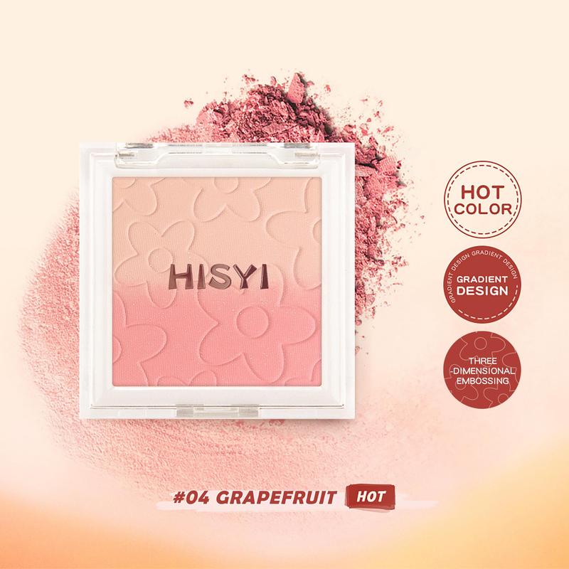 Long Lasting Blush Palette, 1 Box Natural Look Blush for Daily Makeup, Lightweight Blush, Soft Color Shadow, Suitable for All Skins