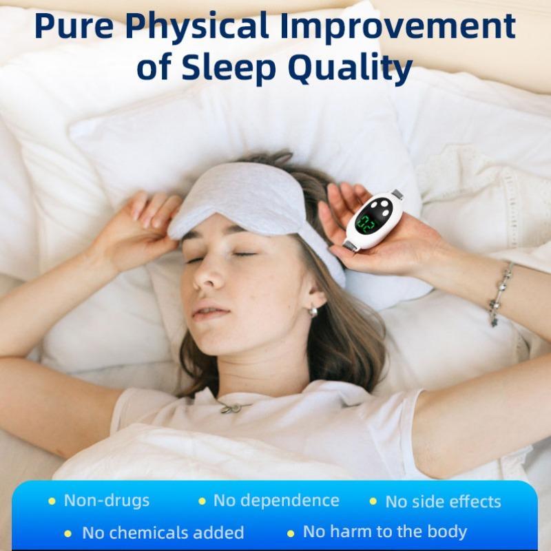 Handheld Sleep Aid Instrument, 1 Count Smart Digital Sleep Monitor, Sleep Aid Machine for Men & Women, Smart Sleep Aid Tool