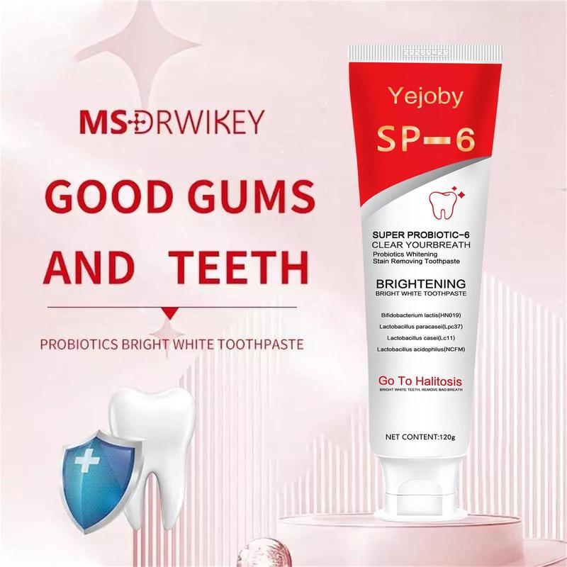 [+5$Get 2Pcs] Sp-6 Brighten Toothpaste,Probiotics Bright White Toothpaste,Sp 6 Toothpaste,Brighten Toothpaste Sp-6,Sp-6 Probiotics Brighten Toothpaste,Fresh Breath