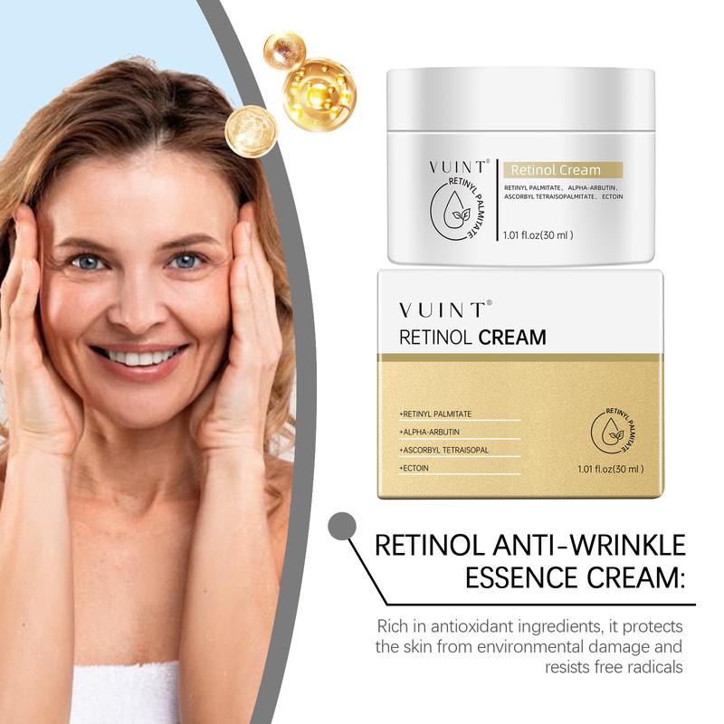 VUINT- Eye Cream+Retinol Cream for Face Combination pack Cream Fast Deep Cellular Absorption Day or Night Cream for Firming