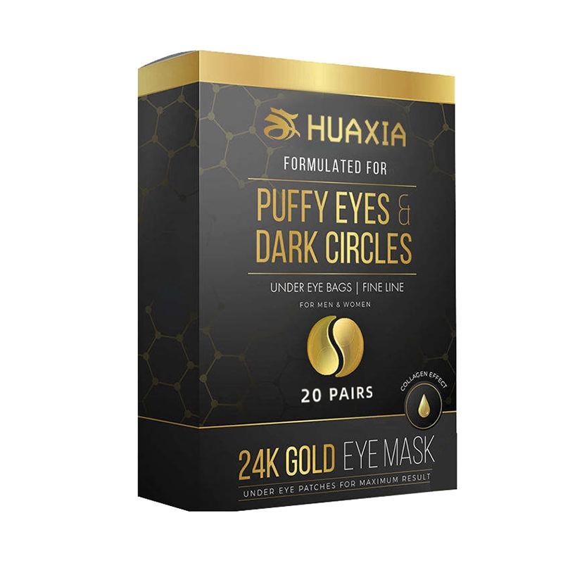 24k Gold Comfort Eye Skincare Mask, 20 Pairs Hydrating Eye Patches, Formulated for Puffy Eyes & Dark Circles, Eye Care Mask for Women & Men, Under Eye Patches, Dark Circle Eye Mask Summer Girls Skincare Products for Under Eye Support,  Under Eye Patches