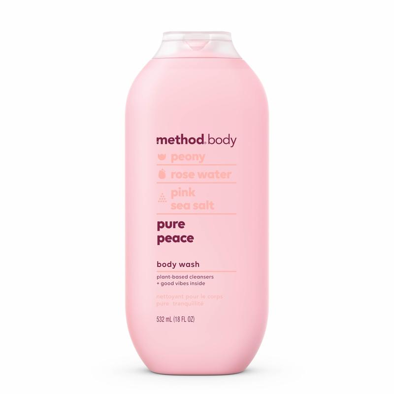 Method Pure Peace Body Wash, 18 oz (Pack of 1) - Paraben and Phthalate Free - Body Care