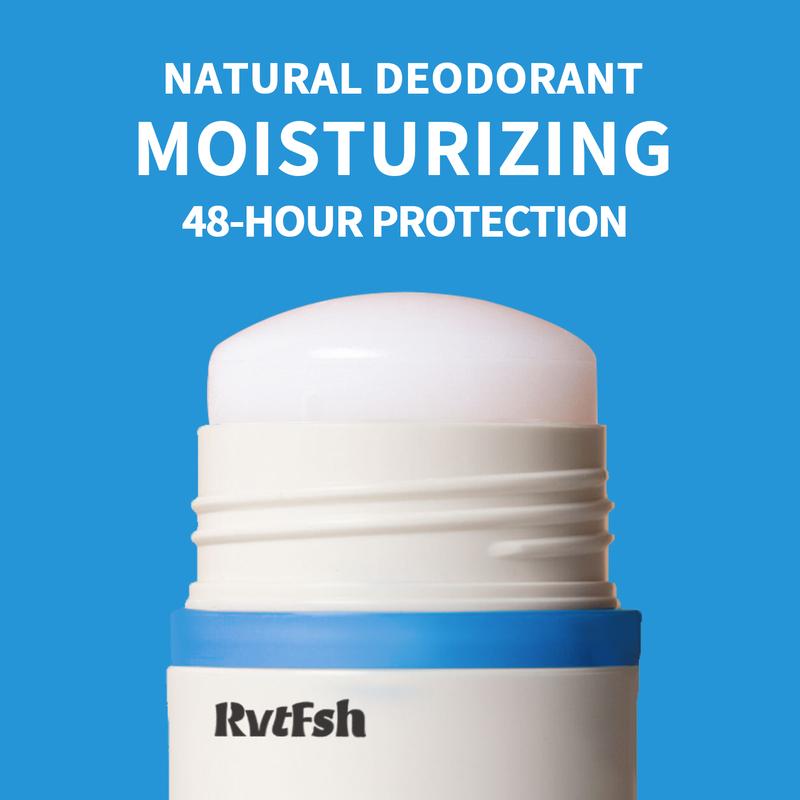 Rvtfsh Natural Moisturizes Whole Body Deodorant -Women & Men's Deodorant 48H Protection Aluminum-Free Vegan Deodorant No Stain Formula Organic 2.650z