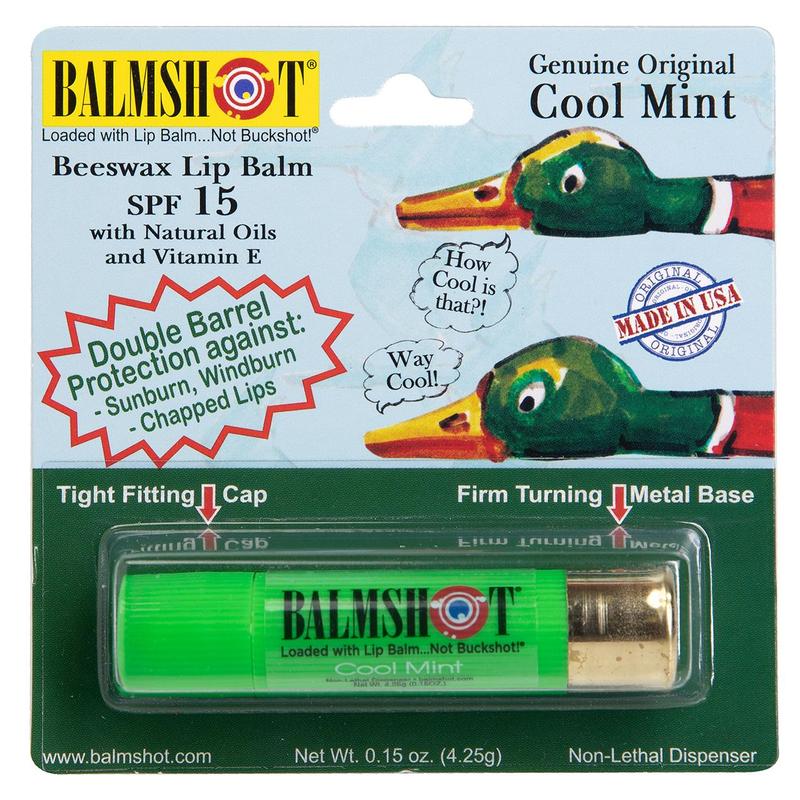 BALMSHOT Cool Mint Beeswax Lip Balm SPF 15 {4-Pack}