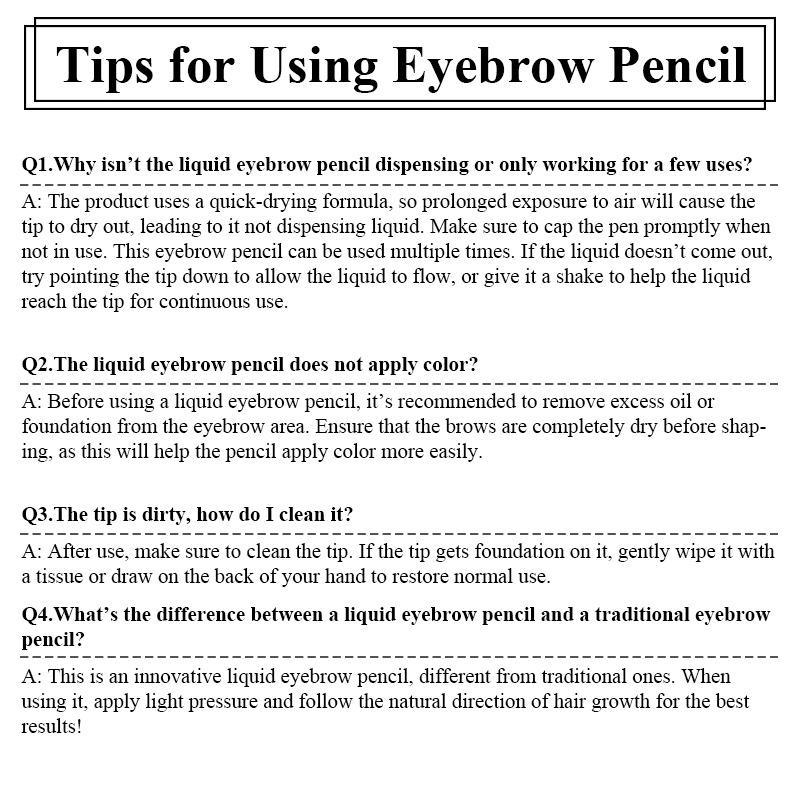 Long Lasting Eyebrow Pencil, Waterproof Eyebrow Pencil, Smudge Proof Brow Shading & Filling Pencil, Eye Brow Makeup Tool, Brow Styling Pen, Cosmetic Beauty Supplies, Men Gifts, Christmas Gift