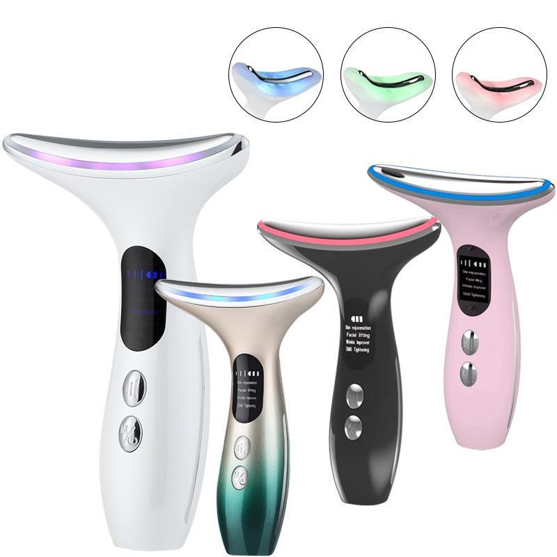 Rechargeable Facial and Neck Massager, Professional Neck Skin Lifting Massager, Face Massage Tool