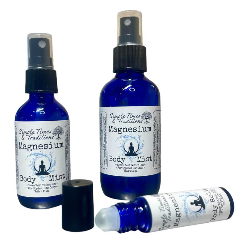 Magnesium Oil Body Spray for Daily Use - Natural Ingredients with Multiple Scents & Sizes Body Care Lavender