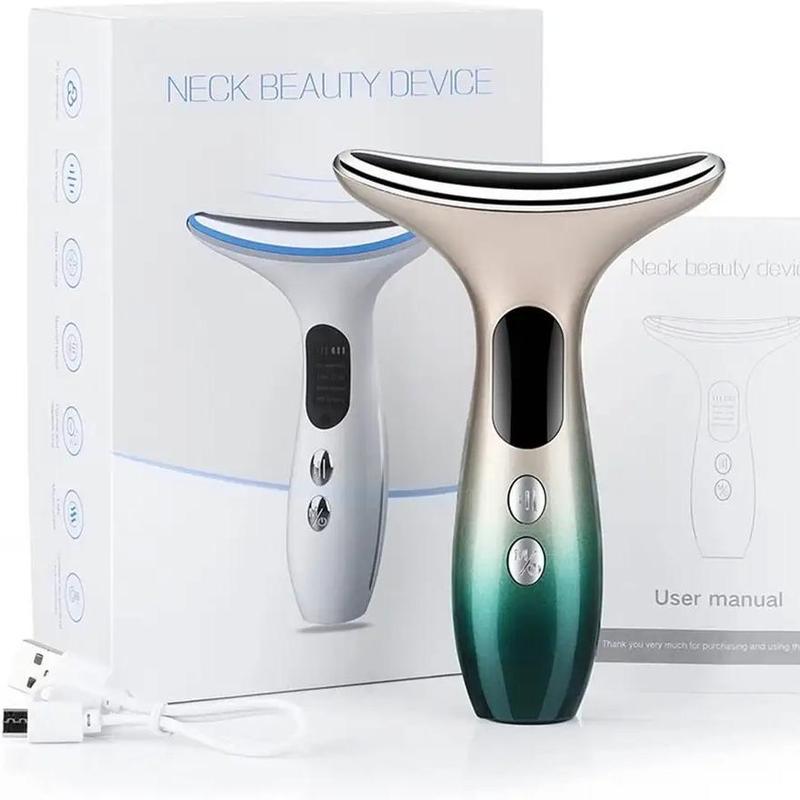 Rechargeable Facial and Neck Massager, Professional Neck Skin Lifting Massager, Face Massage Tool