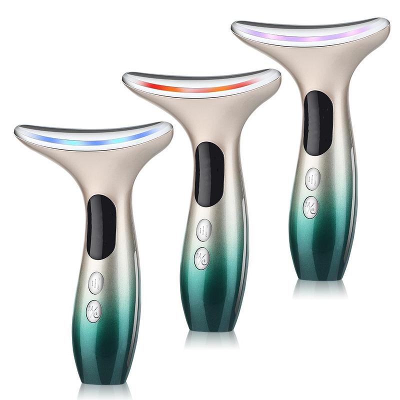 Rechargeable Facial and Neck Massager, Professional Neck Skin Lifting Massager, Face Massage Tool