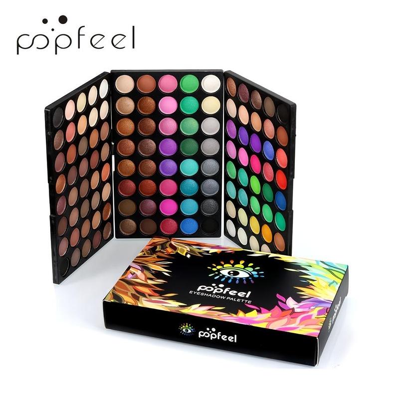 120 Colors Eyeshadow Palette, Matte & Glitter Eye Shadows Palette, Long Lasting Shimmering Eye Shadow Makeup Products for All Styles and Occasions