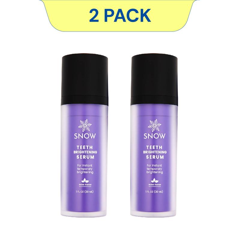 SNOW Teeth Brightening Purple Serum | Gentle & Enamel Safe Instant Brightening for Brighter Smile | Dental Care, Hygiene, & Tooth Care Oral Whitening