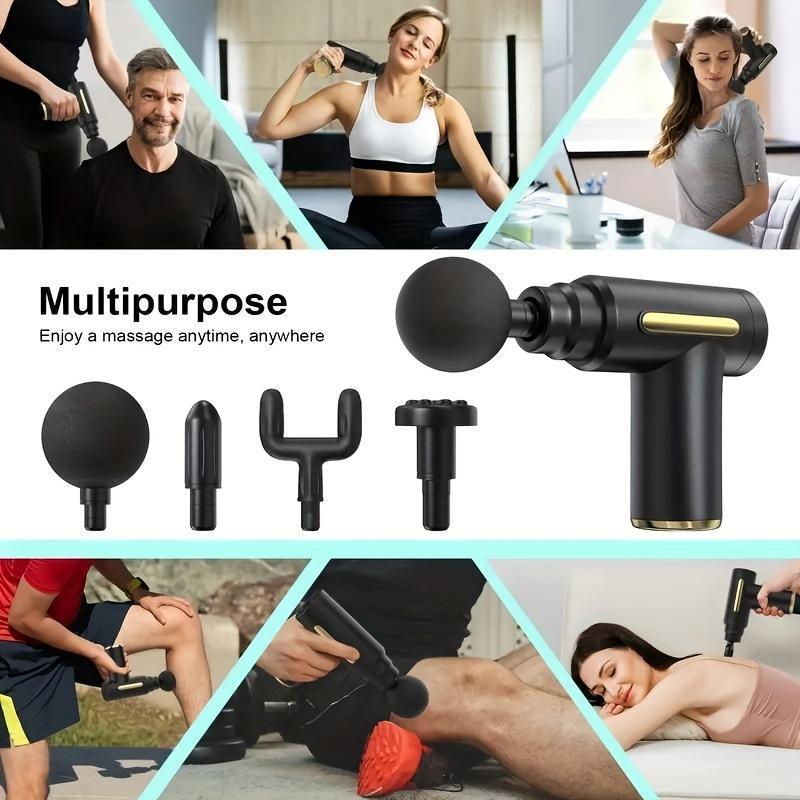 Rechargeable Fascia Massage Gun, Convenient and Portable, Relieve Post-Workout Aches in Minutes neck massager masajeador