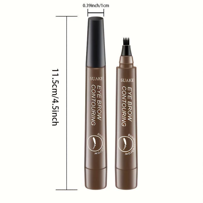 [Free shipping]Waterproof Eyebrow Pen,Microblading Eyebrow Pencil With 4Split Head, Natural Looking BrowsMakeup ( 5 Colors ) Cosmetic