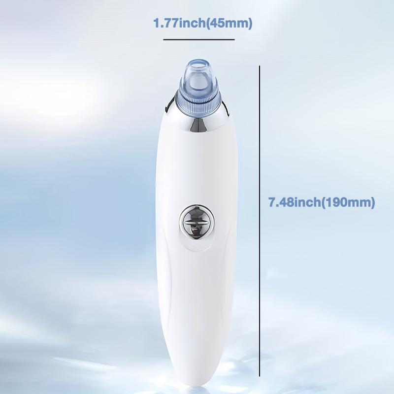 Blackhead Remover Pore Vacuum,4 Suction Heads,3 Strength,USB Rechargeable Blackhead Vacuum Kit-Facial Pore Cleaner Electric Acne Extractor Cruel Adjustable Lightweight Rechargeable Pimple Popper Tool Kit Skin Pore Care Comfort Cleansing Mild Sensitive