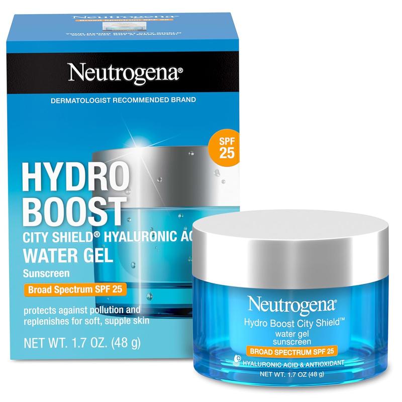 Hydro Boost Face Moisturizer with SPF 25, Hydrating Facial Sunscreen, Oil-Free and Non-Comedogenic Water Gel Face Lotion 1.7 Oz No brand