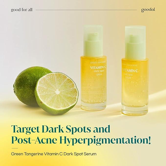 [GOODAL Official Shop] GOODAL Green Tangerine Vitamin C Dark Spot Serum 40mL | Brightening & Hydrating | Mild formula & Sensitive skin | Skin Repair