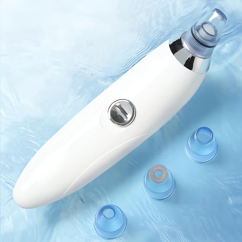 Blackhead Remover Pore Vacuum,4 Suction Heads,3 Strength,USB Rechargeable Blackhead Vacuum Kit-Facial Pore Cleaner Electric Acne Extractor Cruel Adjustable Lightweight Rechargeable Pimple Popper Tool Kit Skin Pore Care Comfort Cleansing Mild Sensitive