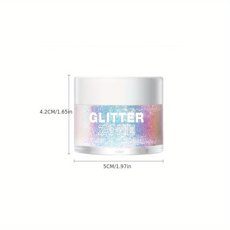 Glitter Gel Liquid Eyeshadow, Multi-purpose Liquid Eyeshadow for Face & Body, Hair Glitter Styling Gel, Cosmetic Product