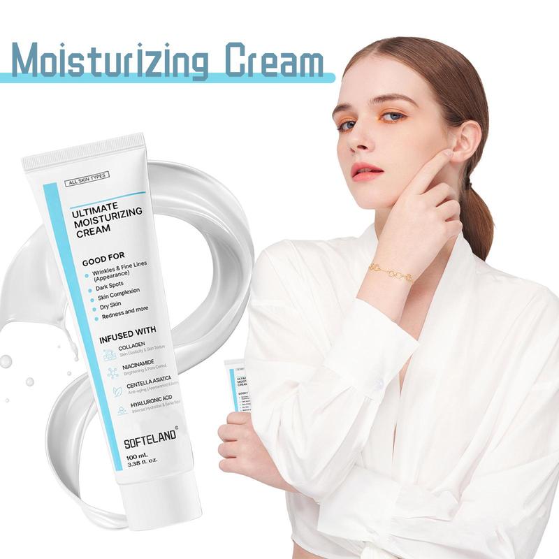 [Free Shipping]Ultimate Moisturizing Cream (100mL)   Collagen, Niacinamide, Centella Asiatica, Hyaluronic Acid   Wrinkles, Dark Spots, Dry Skin, Redness Skincare Korean