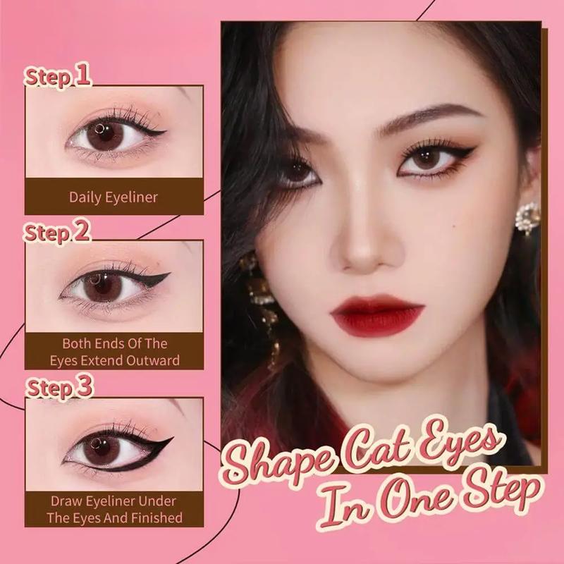 PINKFLASH Liquid Black Eyeliner Waterproof Quick-drying Long-lasting Matte Eye Liner Pen Tools Makeup Cosmetics for Women