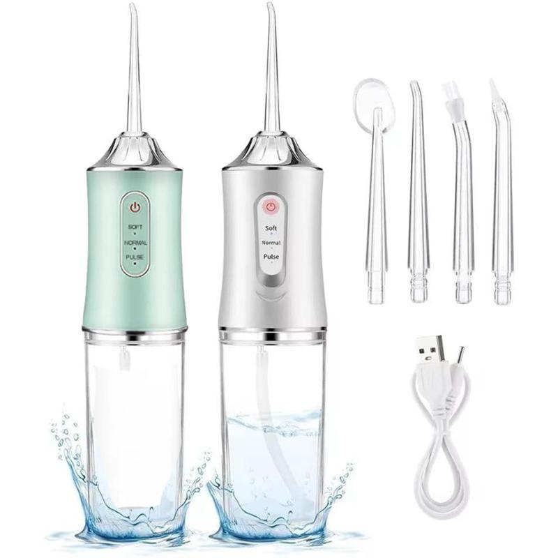 Effortless Gum Cleaning: Cordless Water Flosser with 3 Modes & 4 Tips Christmas present Rechargeable Portable