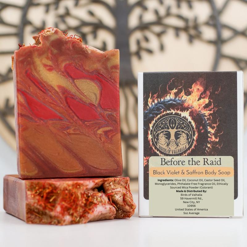 Before the Raid - Cedar, Saffron, & Black Violet Soap Aroma Body Care