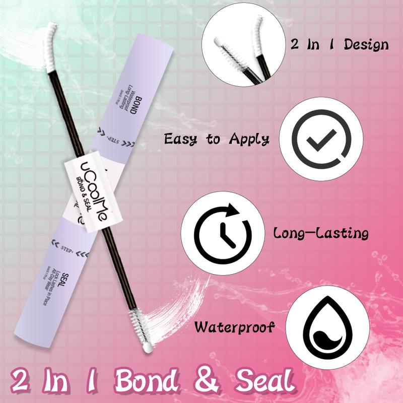 uCoolMe Born 3D New Arrival with Invisible Band Lash DIY Extension Kit | Natural Bottom Lash | Bond Seal and Remover | Upgrade Invisible Band | for Makeup Party Daily Life Eyelashes Cosmetic Lash Extensions Eyelash Extensions Thanksgiving gift