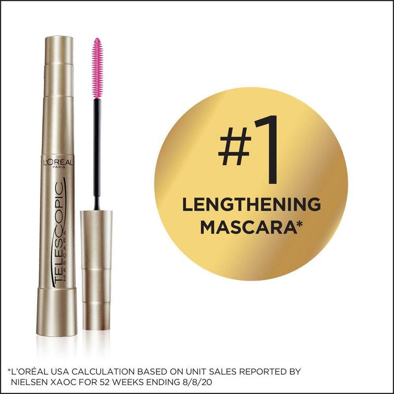 L'Oreal Paris Telescopic Original Washable Intense Lengthening Mascara, 0.27 fl oz