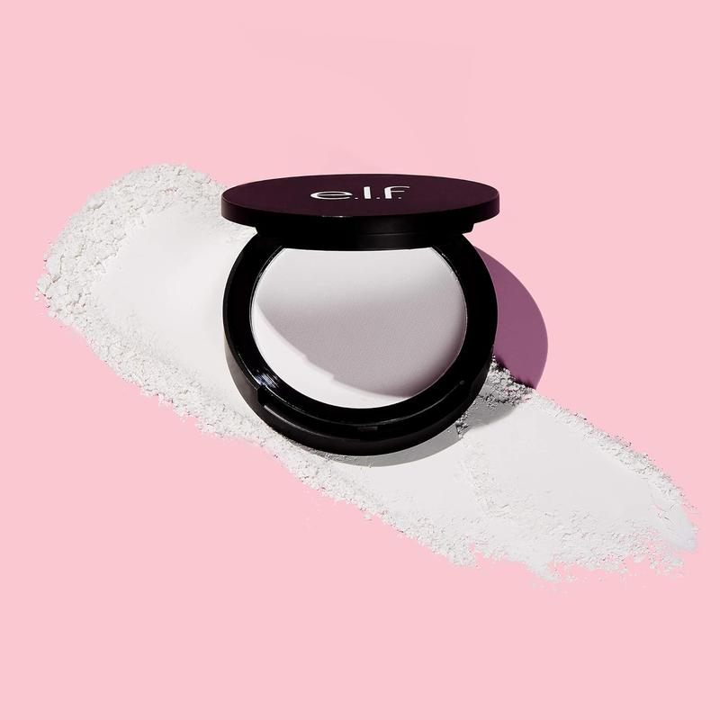 e.l.f. Perfect Finish HD Powder, Blurs Fine Lines & Imperfections, All Day Wear, Perfect for On The Go, 0.28 Oz