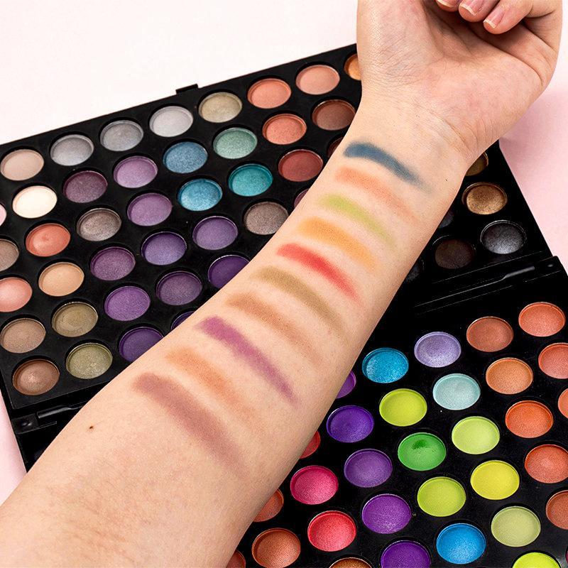 120 Colors Eyeshadow Palette, Matte & Glitter Eye Shadows Palette, Long Lasting Shimmering Eye Shadow Makeup Products for All Styles and Occasions