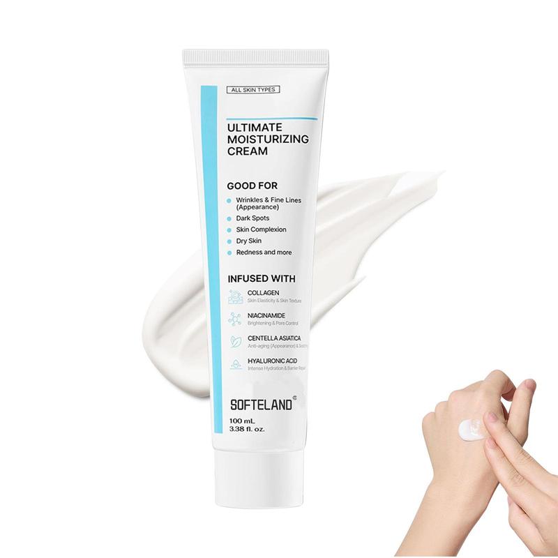 [Free Shipping]Ultimate Moisturizing Cream (100mL)   Collagen, Niacinamide, Centella Asiatica, Hyaluronic Acid   Wrinkles, Dark Spots, Dry Skin, Redness Skincare Korean