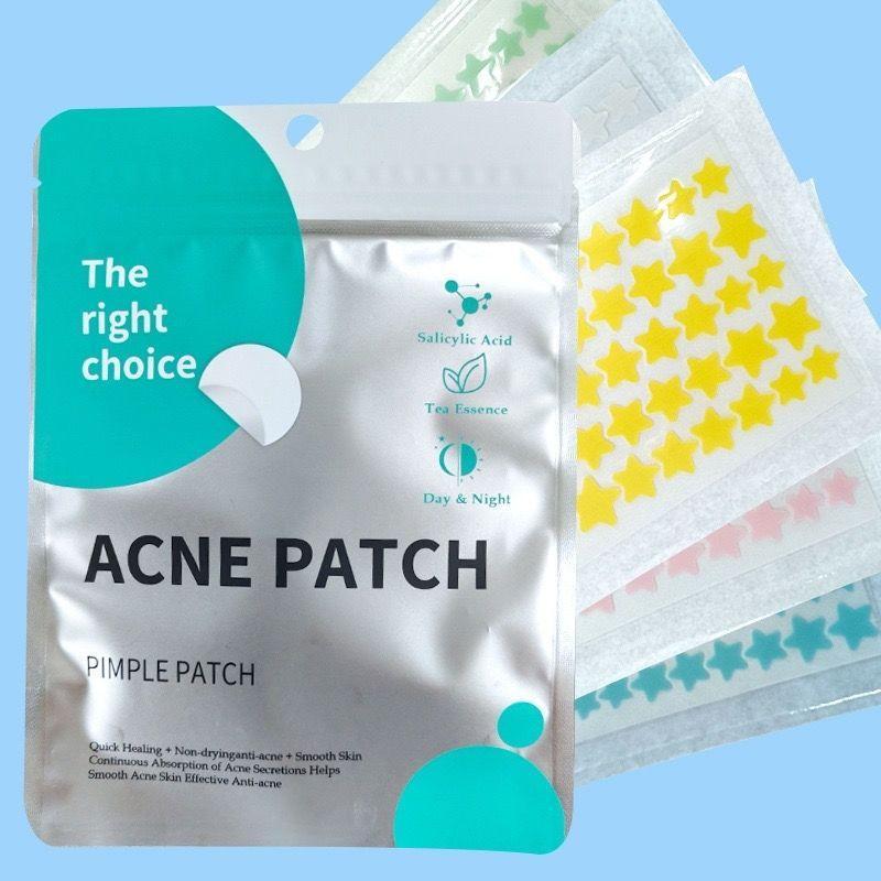 Star Shaped Acne Patch, 1 Bag Waterproof Acne Cover Sticker, Acne Treatment Tool, Skin Care Product for Women & Men